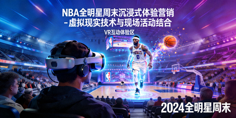 NBA全明星周末沉浸式体验营销 - 虚拟现实技术与现场活动结合
